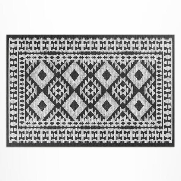 Tuinkleed Retro vintage patroon imitatiestof