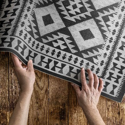 Tuinkleed Retro vintage patroon imitatiestof