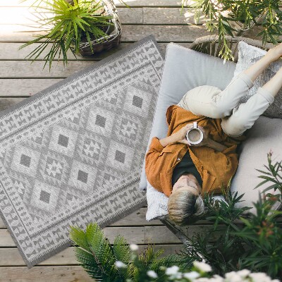 Buiten tapijt Klassiek decoratief patroon, stofimitatie