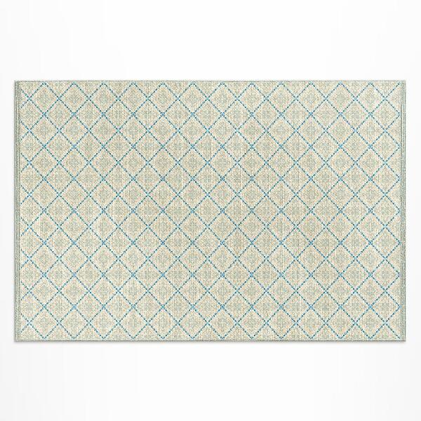 Buitenkleed Imitatiestof met geometrische lijnen