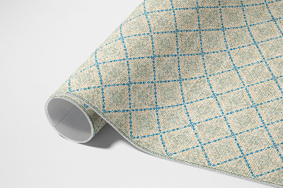 Buitenkleed Imitatiestof met geometrische lijnen