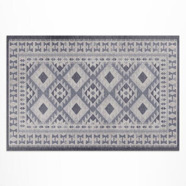 Tuinkleed Imitatiestof in retro-vintagestijl