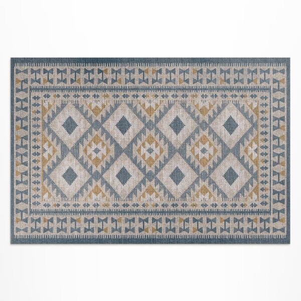 Buiten tapijt Retro decoratief design imitatiestof