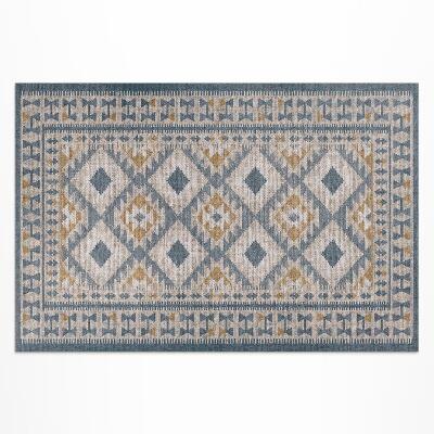 Buiten tapijt Retro decoratief design imitatiestof