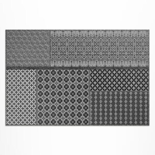 Tuinkleed Imitatiestof in Azteekse stijl