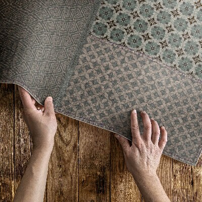 Tuinkleed Imitatie van versierde stof in Azteekse stijl