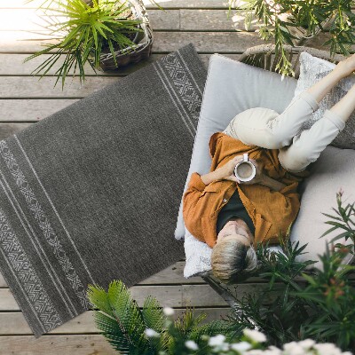 Buiten tapijt Afrikaanse patroon imitatiestof