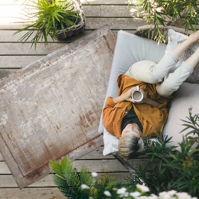 Buitenkleed Roestig plaatwerk in industriële stijl
