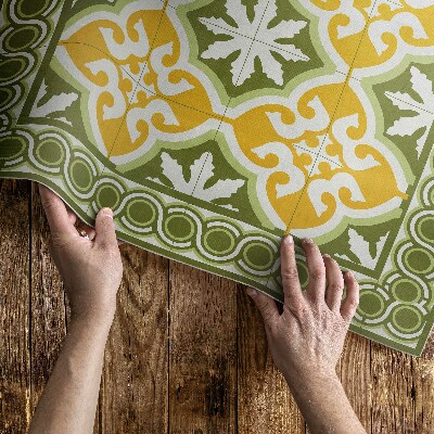 Tuinkleed Klassieke tegels, helder mozaïek