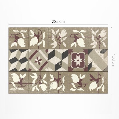 Buitenkleed Magnolia decoratieve mozaïektegels