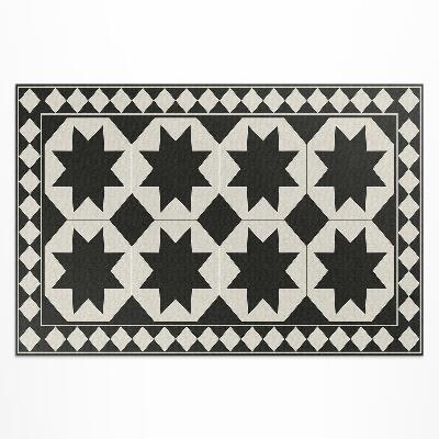 Tuinkleed Zwart-witte sterren elegante mozaïek