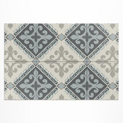 Buiten tapijt Geometrisch ornament mozaïek vintage