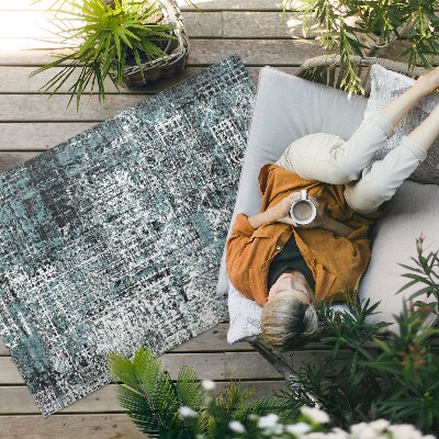 Buitenkleed Retro distressed stofpatroon