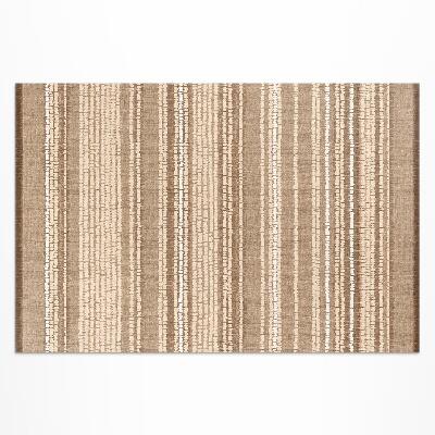 Buiten tapijt Patroon bruine stof boho vintage stijl