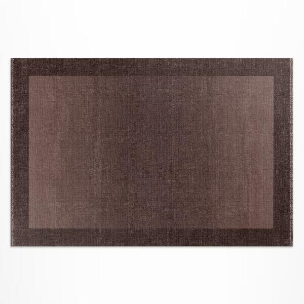 Buitenkleed Bruin frame klassiek stofpatroon