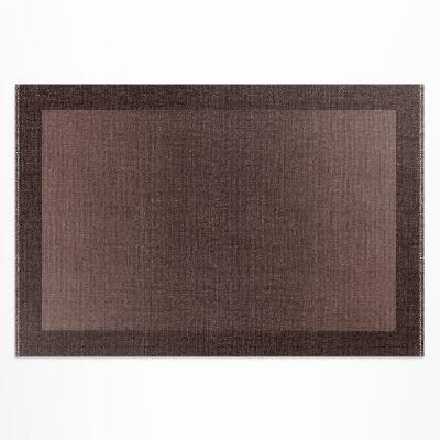 Buitenkleed Bruin frame klassiek stofpatroon