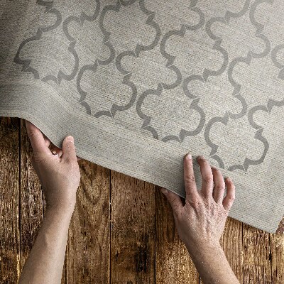 Buiten tapijt Marokkaanse imitatie arabeskstof