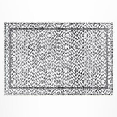 Buiten tapijt Hypnotiserende ruitvormige stofimitatie