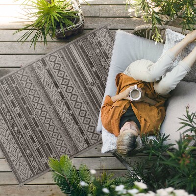 Tuinkleed Indiase patronen imitatiestof