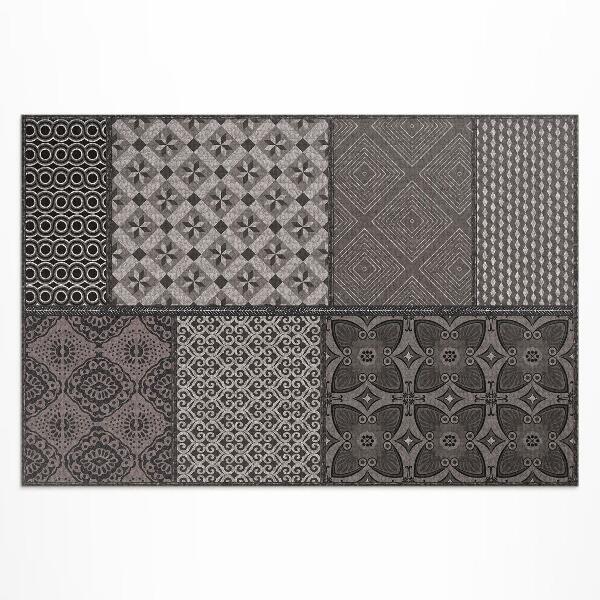 Tuinkleed Een combinatie van verschillende patronen, imitatiestof