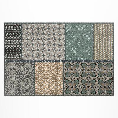 Buiten tapijt Verschillende texturen van imitatiestof