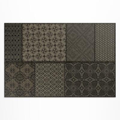 Buitenkleed Combinatie van meerdere patronen, imitatiestof