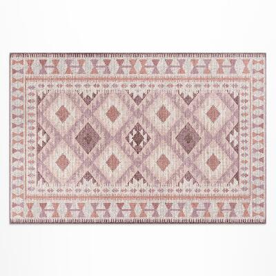 Tuinkleed Lichtroze imitatiestof met diamant