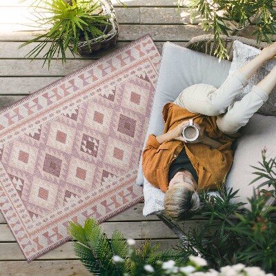 Tuinkleed Lichtroze imitatiestof met diamant