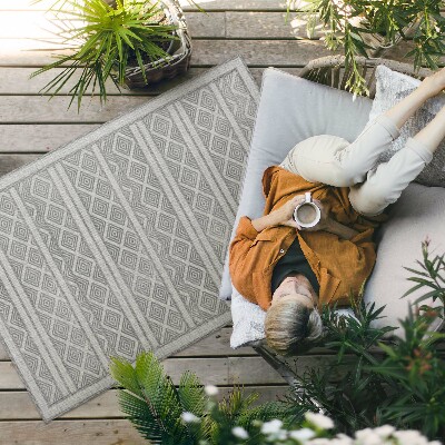 Buiten tapijt Prachtige decoratieve patronen, imitatiestof