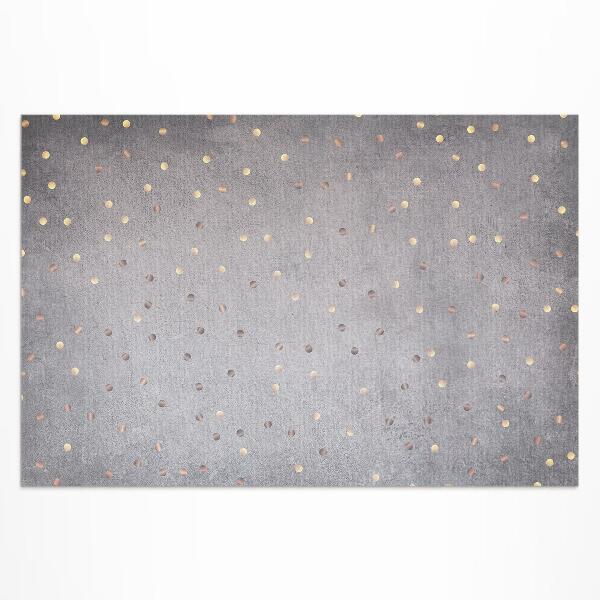 Tuinkleed Lichte en donkere stippen op een grijze textuur