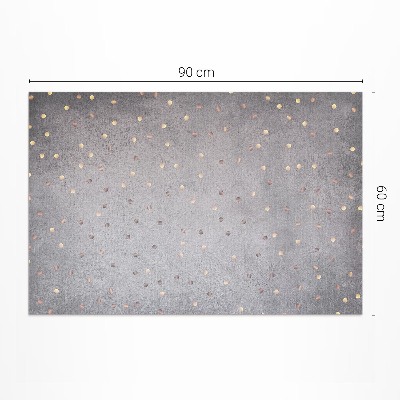 Tuinkleed Lichte en donkere stippen op een grijze textuur