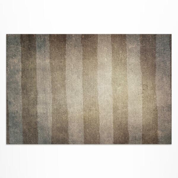 Buiten tapijt Horizontale strepen rustieke vintage stijl