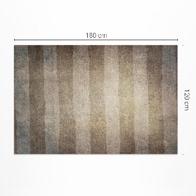 Buiten tapijt Horizontale strepen rustieke vintage stijl