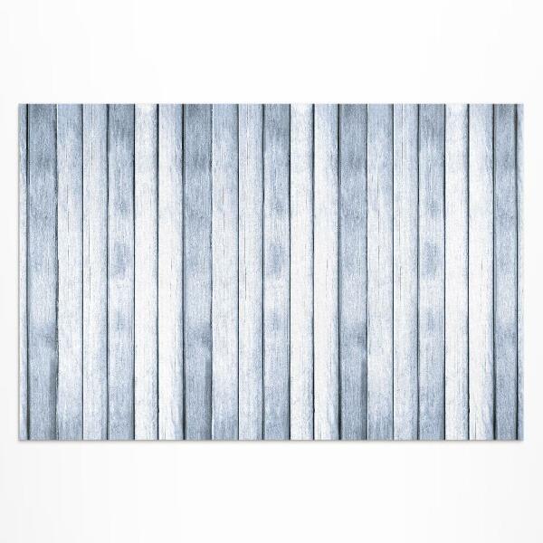 Buiten tapijt Grijze lichte houten vloerplanken