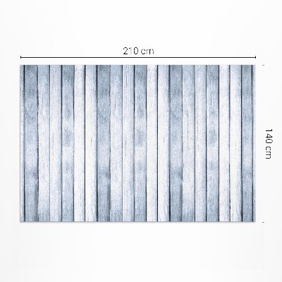 Buiten tapijt Grijze lichte houten vloerplanken