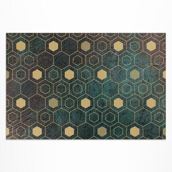 Buiten tapijt Hexagonaal patroon modern ontwerp