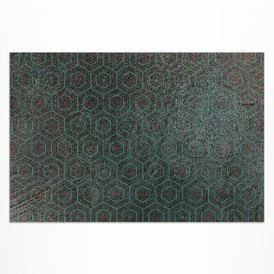 Buitenkleed Hexagons retro rauw ontwerp