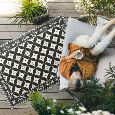 Tuinkleed Cirkels in Spaanse mozaïektegels