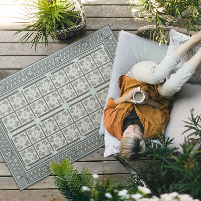 Buitenkleed Scandinavische stijl decoratief mozaïek