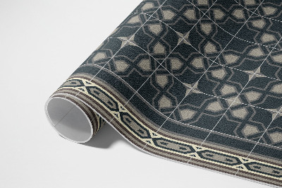 Tuinkleed Geometrische sterren oud mozaïek