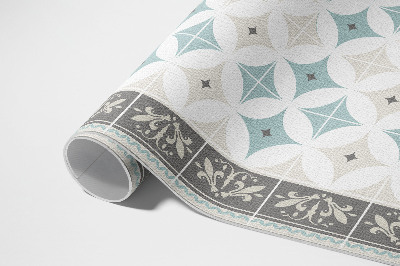 Buitenkleed Scandinavische cirkels pastel mozaïek