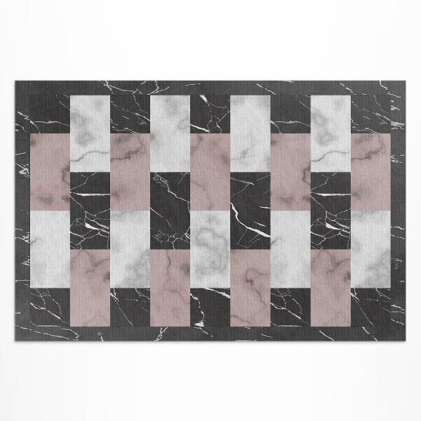 Tuinkleed Marmeren kubus modieuze mozaïek