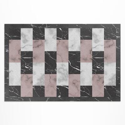 Tuinkleed Marmeren kubus modieuze mozaïek