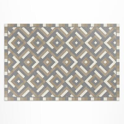 Buitenkleed Geometrie regelmatig patroon vintage boho