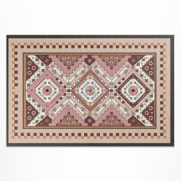 Buiten tapijt Marokkaans ontwerp geometrisch ornament