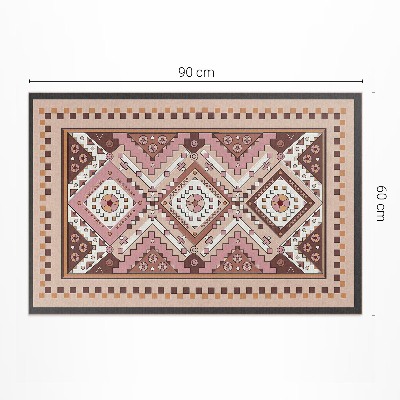 Buiten tapijt Marokkaans ontwerp geometrisch ornament