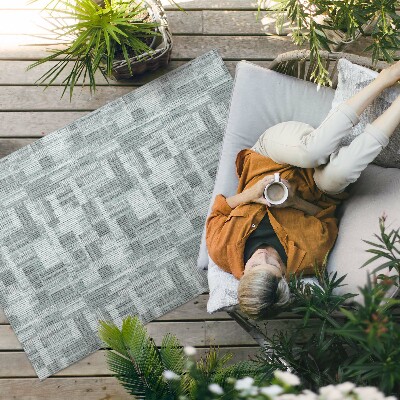 Buitenkleed Patchwork mozaïek imitatiestof