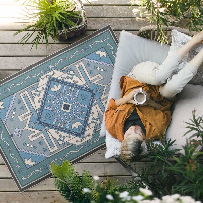 Tuinkleed Arabisch geometrie sierpatroon