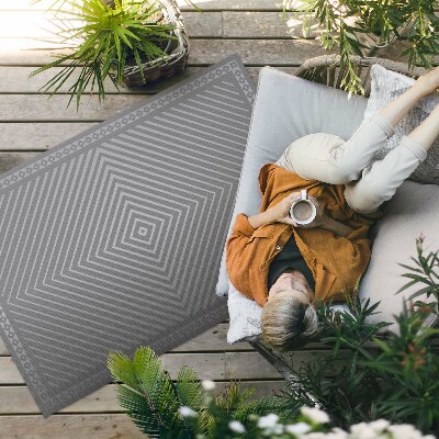 Buitenkleed Geometrische ruitvormige designlijnen