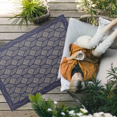 Tuinkleed Geometrisch geweven decoratief patroon